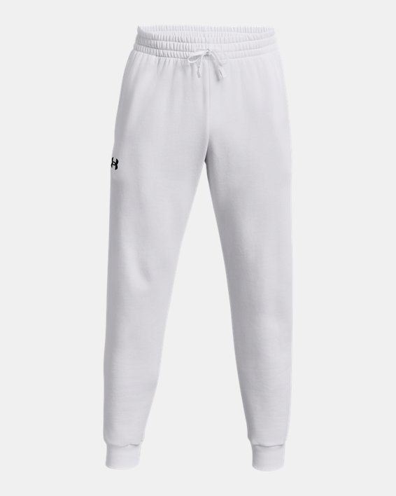Pantalon de jogging UA Rival Fleece pour homme, White, pdpMainDesktop image number 4